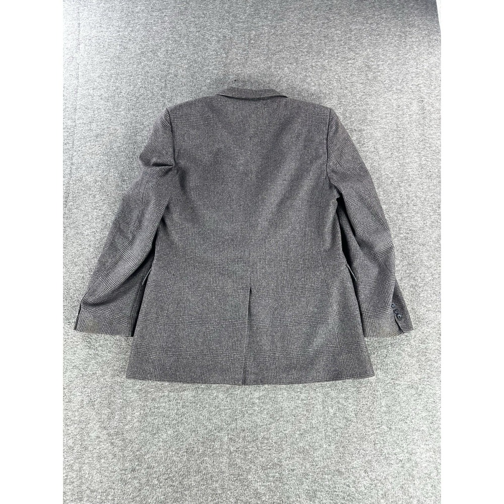 Vintage Givenchy Paris Wool Sport Coat SZ 41 Gray Tweed Single Vent Old Money - Picture 6 of 12